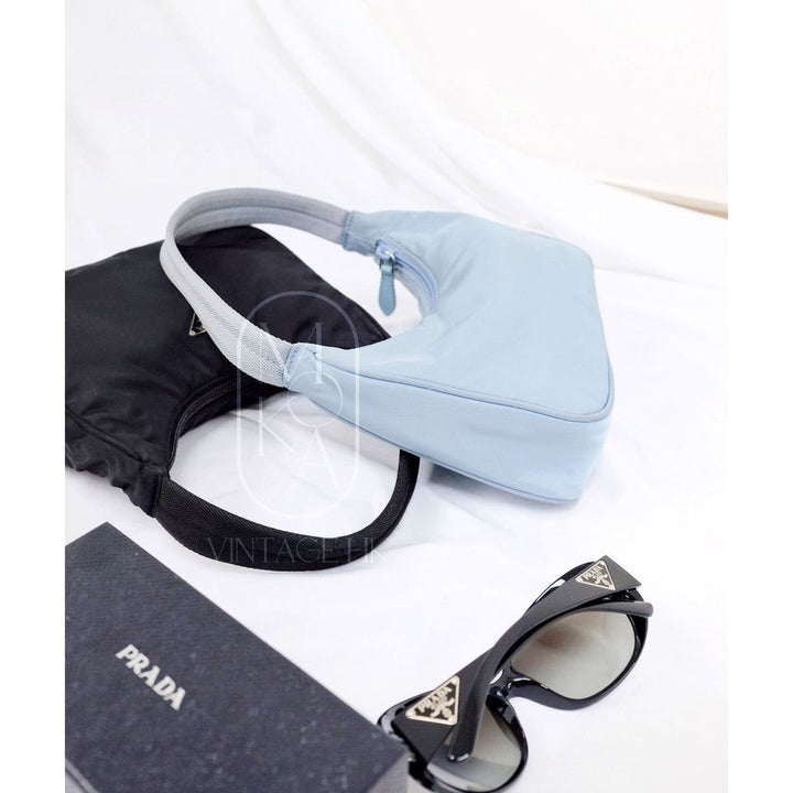 Prada nylon hobo bag