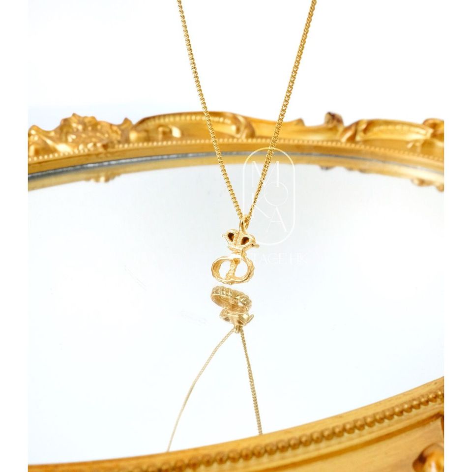 Dior vintage gold necklace