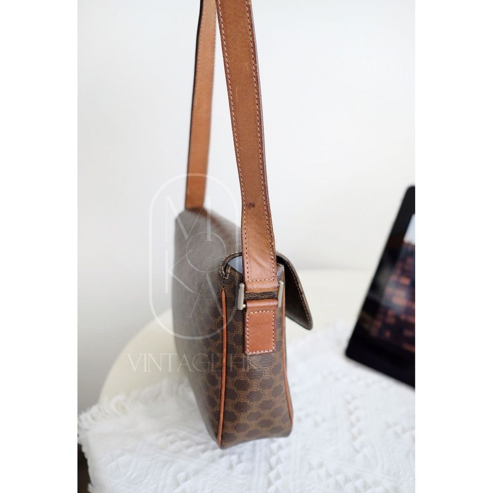 Celine vintage macadam shoulder bag