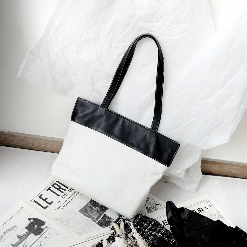 Chanel vintage sheepskin tote bag