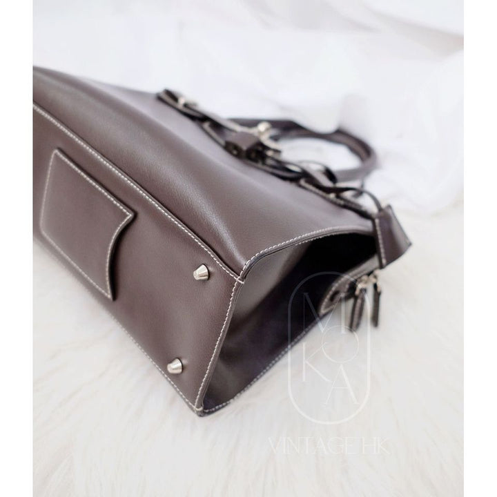 Hamano cowhide kelly handbag