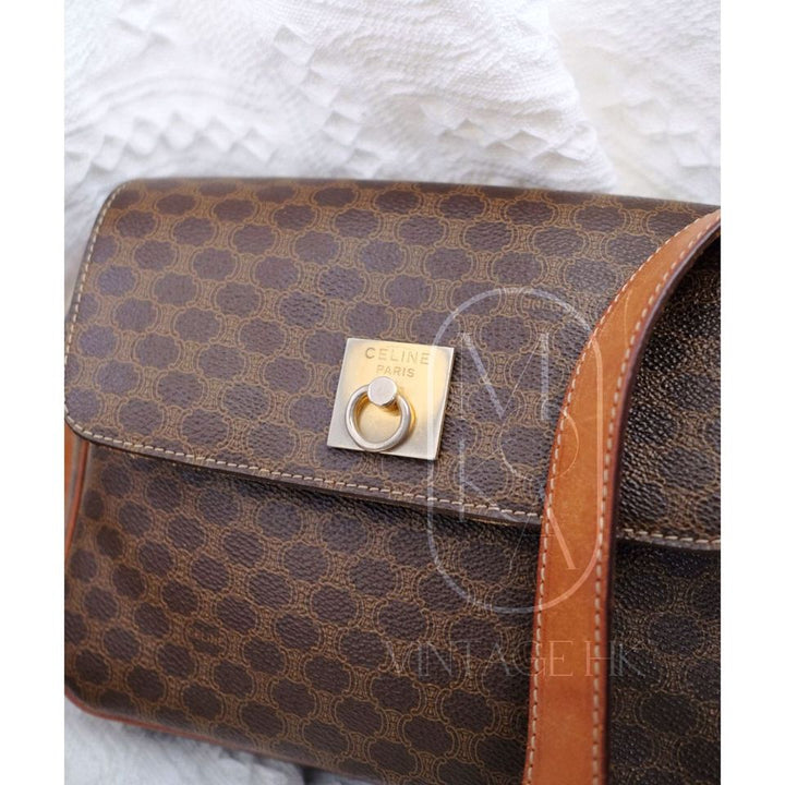 Celine vintage macadam shoulder bag