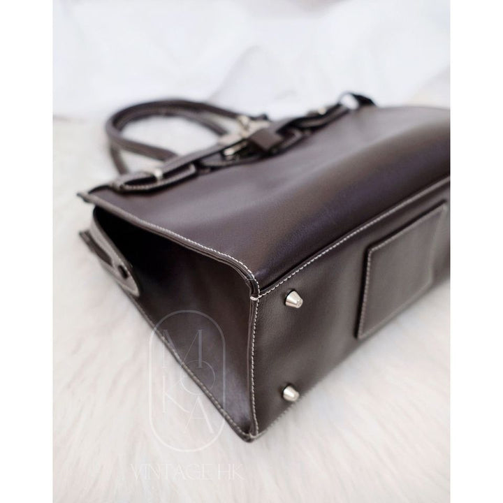 Hamano cowhide kelly handbag
