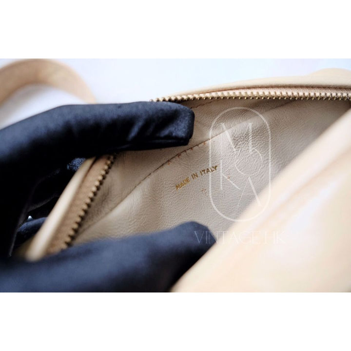 Chanel CC diamond-quilted tassel crossbody bag