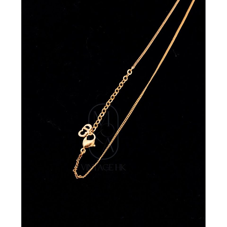Dior vintage gold necklace