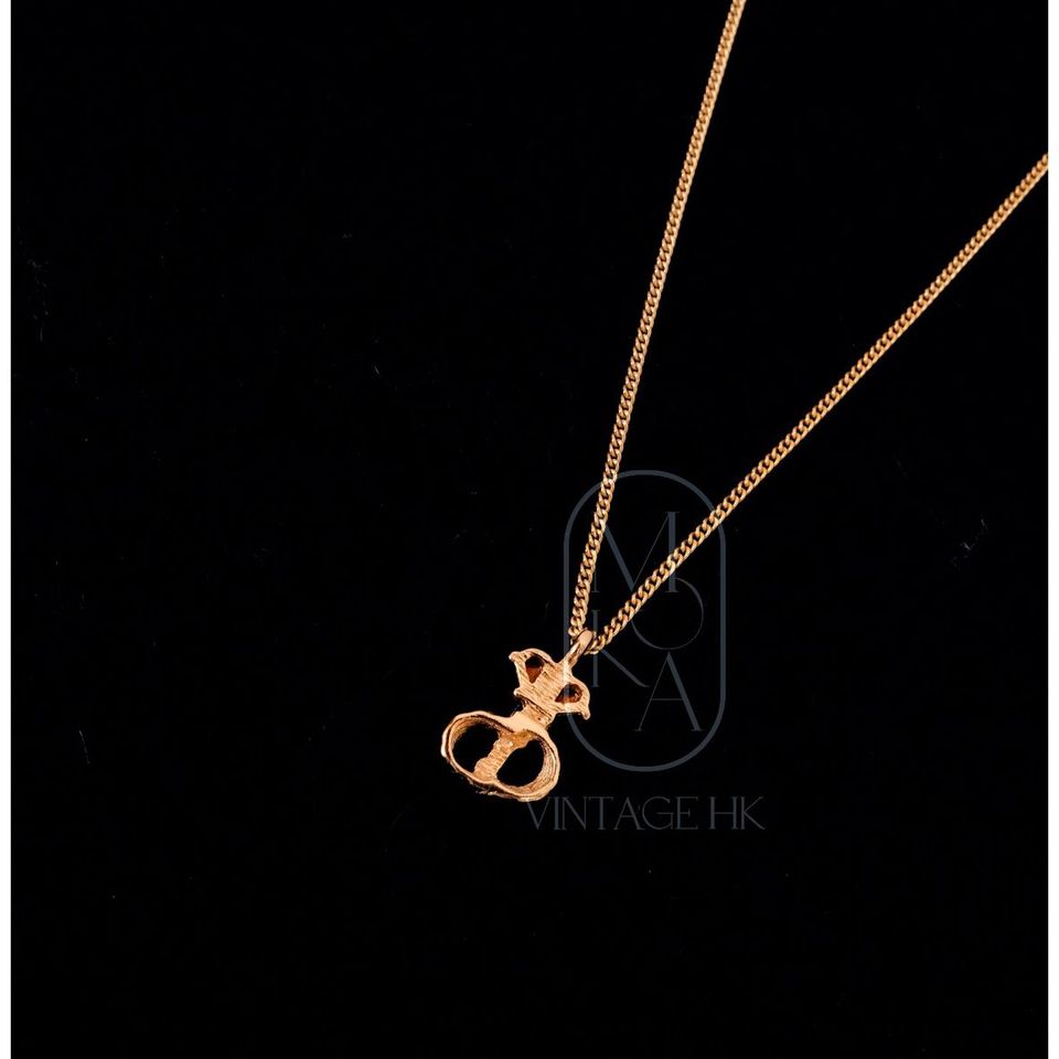 Dior vintage gold necklace