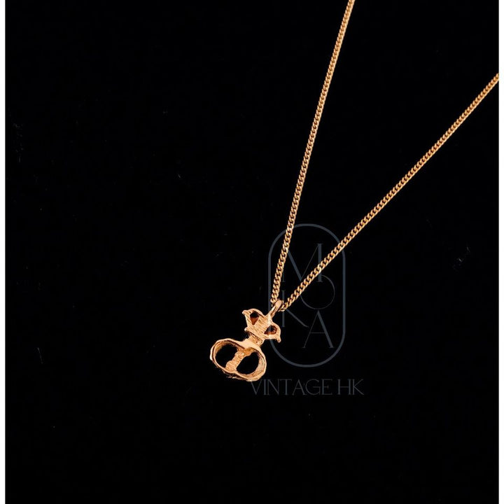 Dior vintage gold necklace
