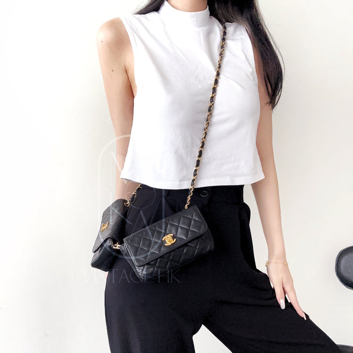 Chanel vintage quilted lambskin mini bags
