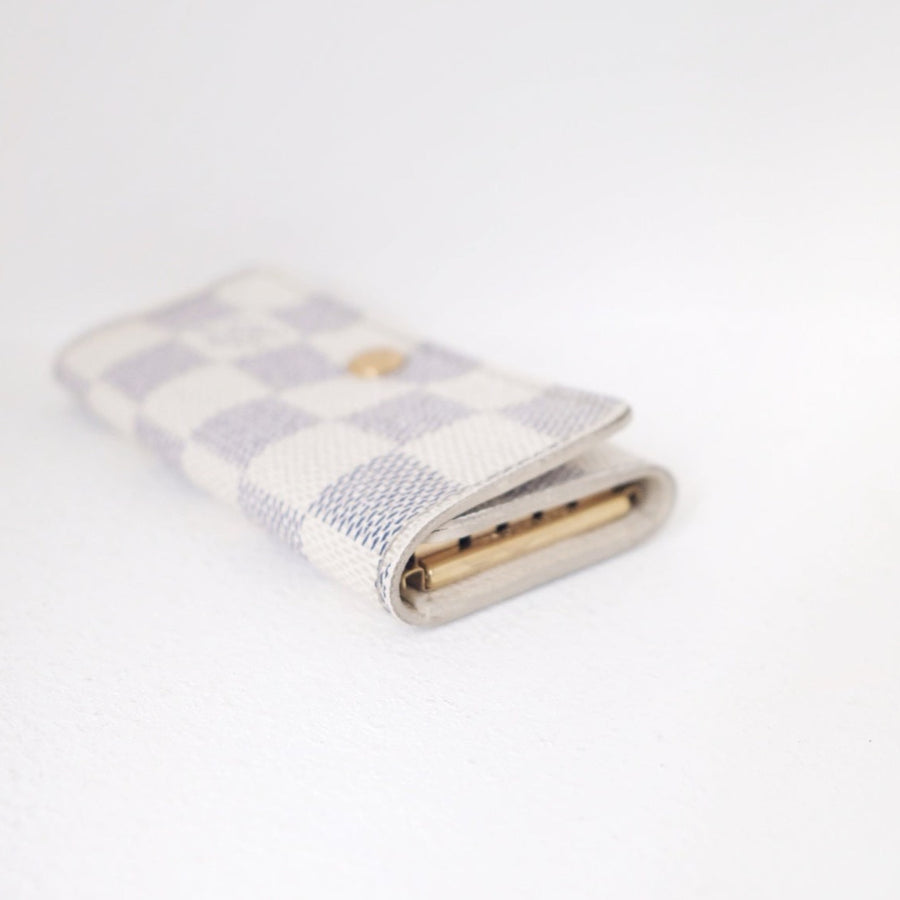 Louis Vuitton damier azur multicles 4-key case