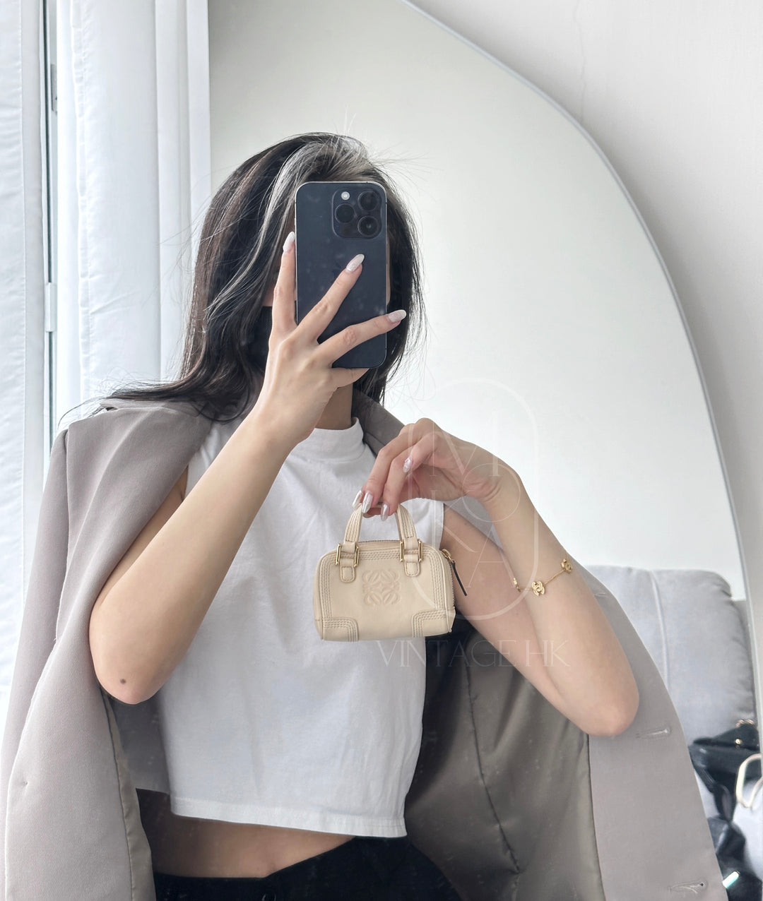 Loewe amazona  leather mini bag