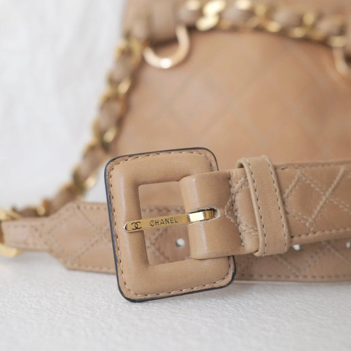 Chanel quilted  CC belt bag