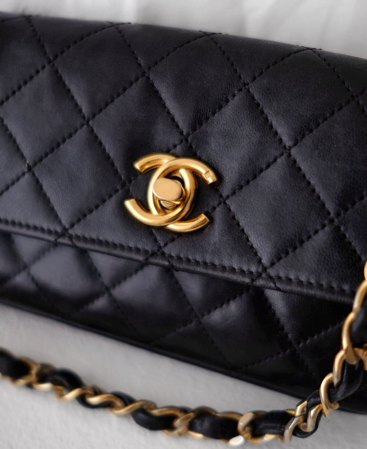 Chanel vintage quilted lambskin mini bags