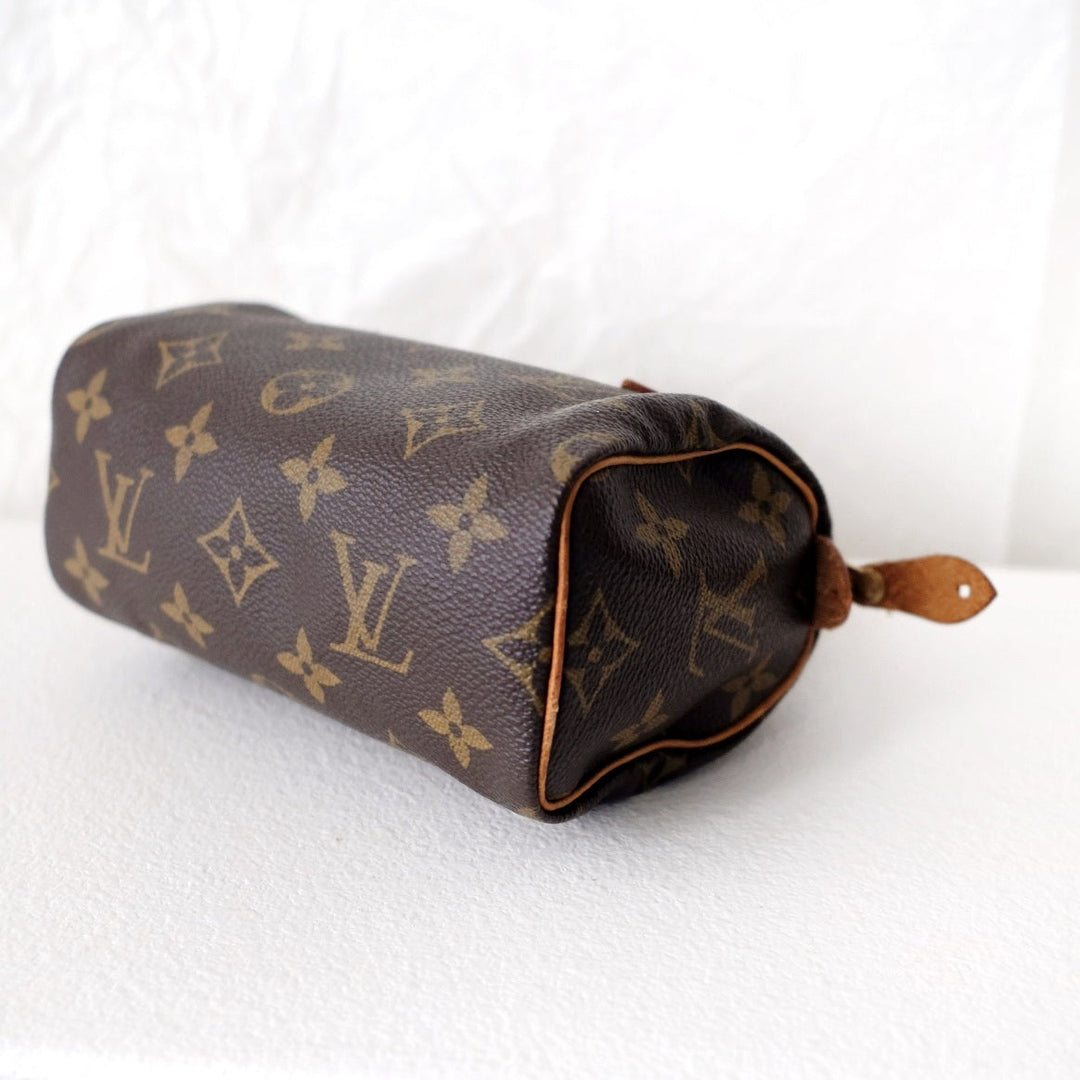 Louis Vuitton speedy mini monogram canvas monogram hand bag