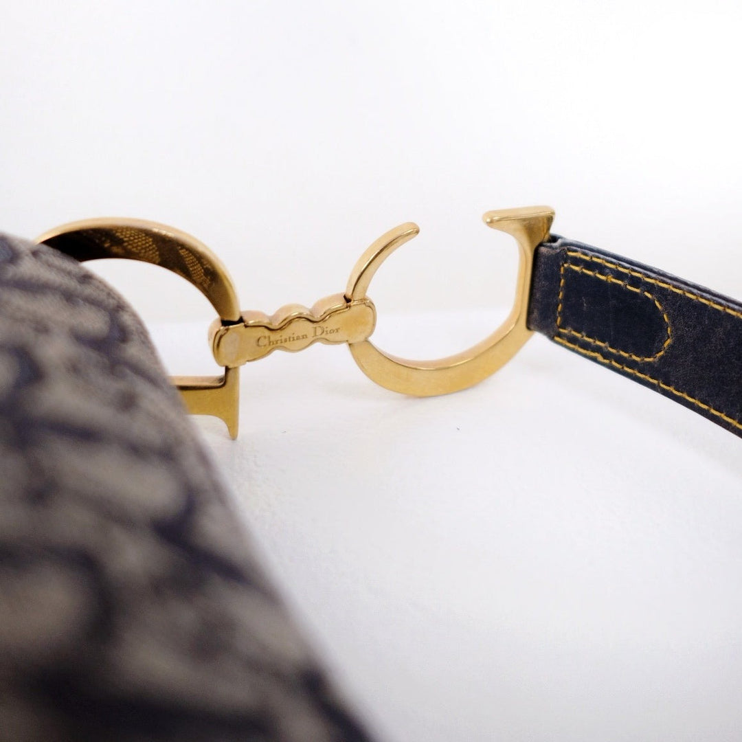 Dior vintagre trotter saddle bag
