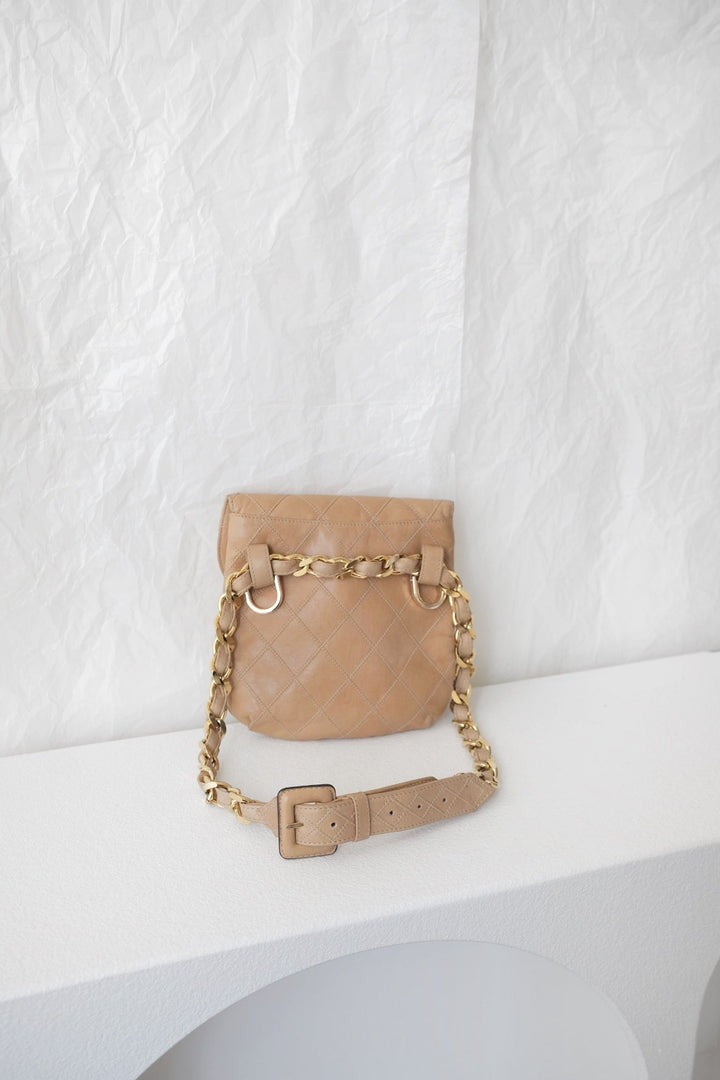 Chanel quilted  CC belt bag