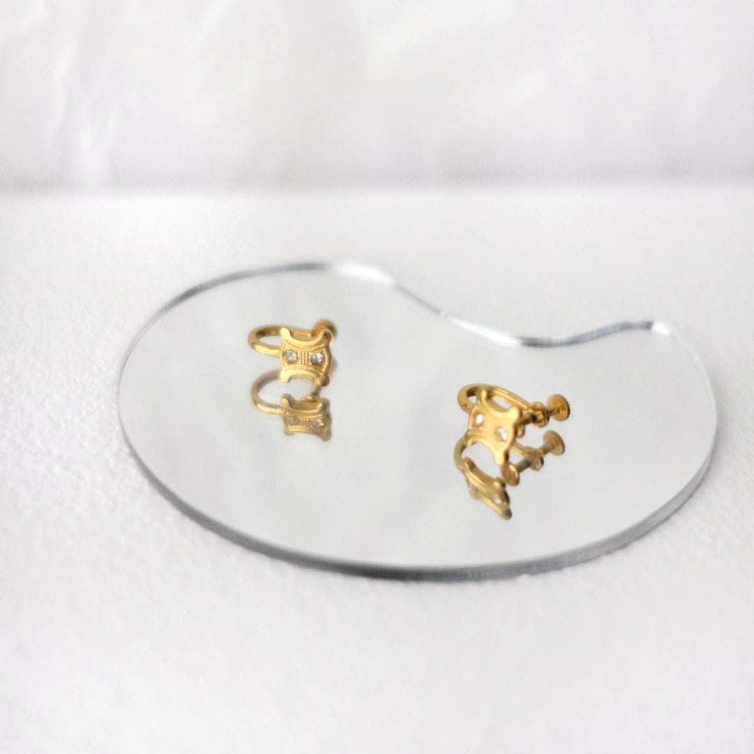Celine vintage gold earrings
