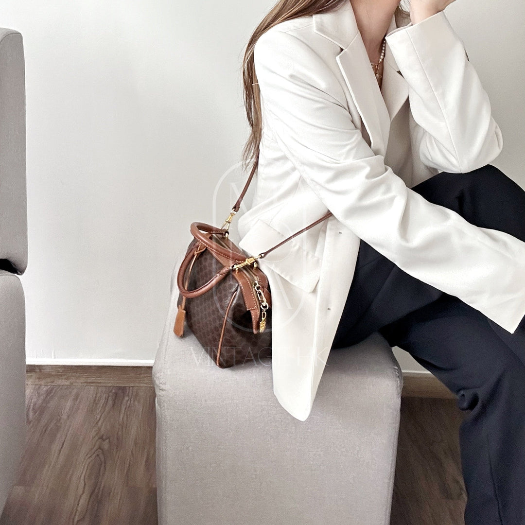 Celine macadam 2way mini boston bag