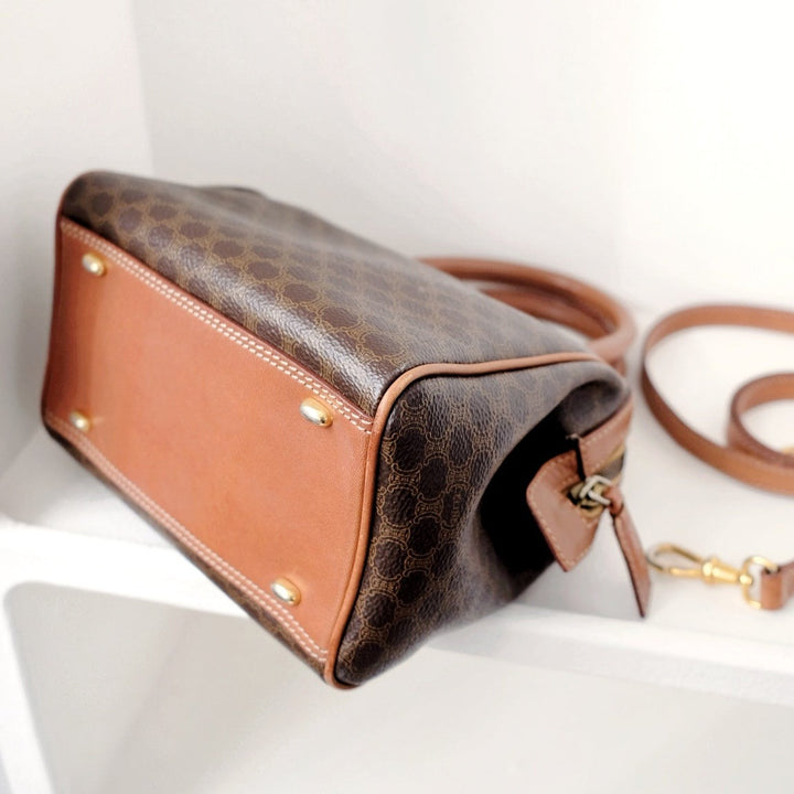 Celine macadam 2way mini boston bag