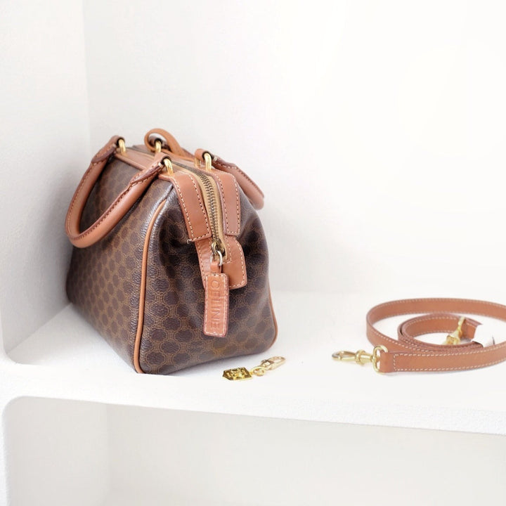 Celine macadam 2way mini boston bag