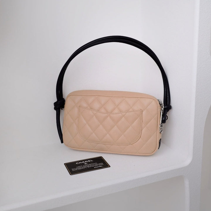 Chanel cambon small rectangle coco beige handbag