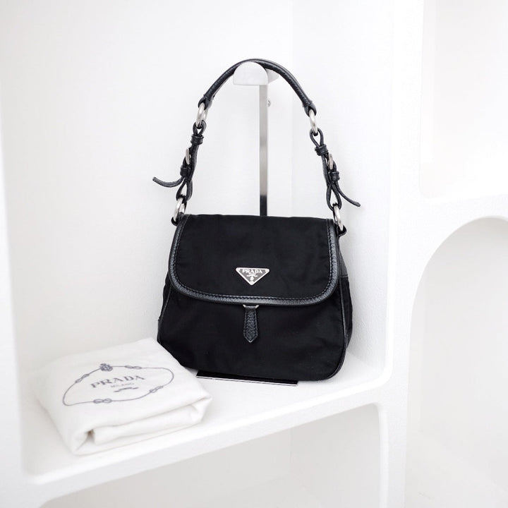 Prada tessuto nylon shoulder bag