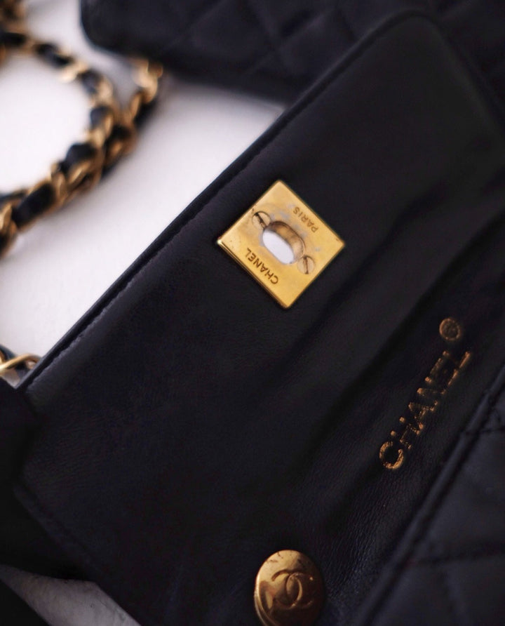 Chanel vintage quilted lambskin mini bags