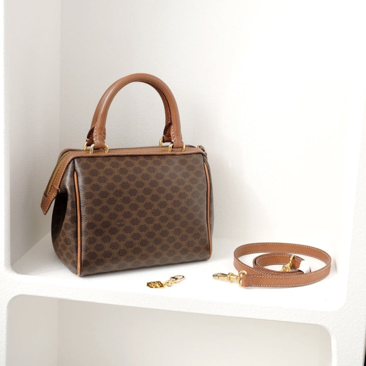 Celine macadam 2way mini boston bag