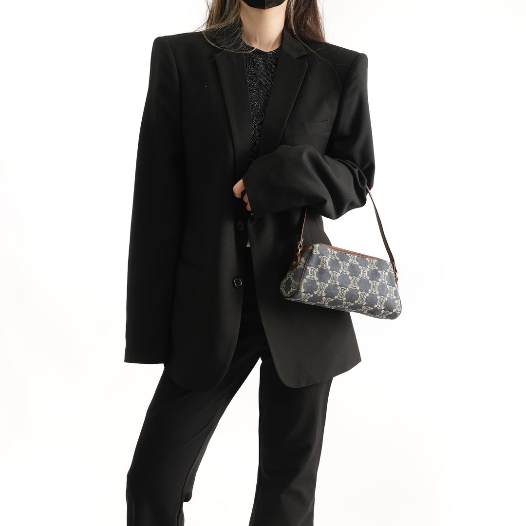 Celine vintage denim bag