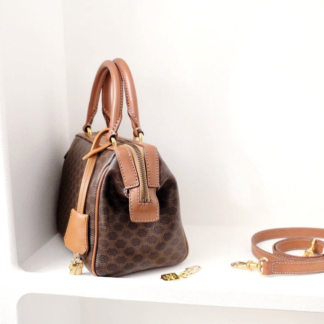 Celine macadam 2way mini boston bag