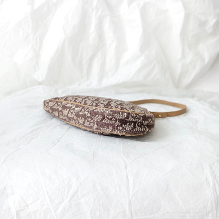 Dior brown small saddle bag