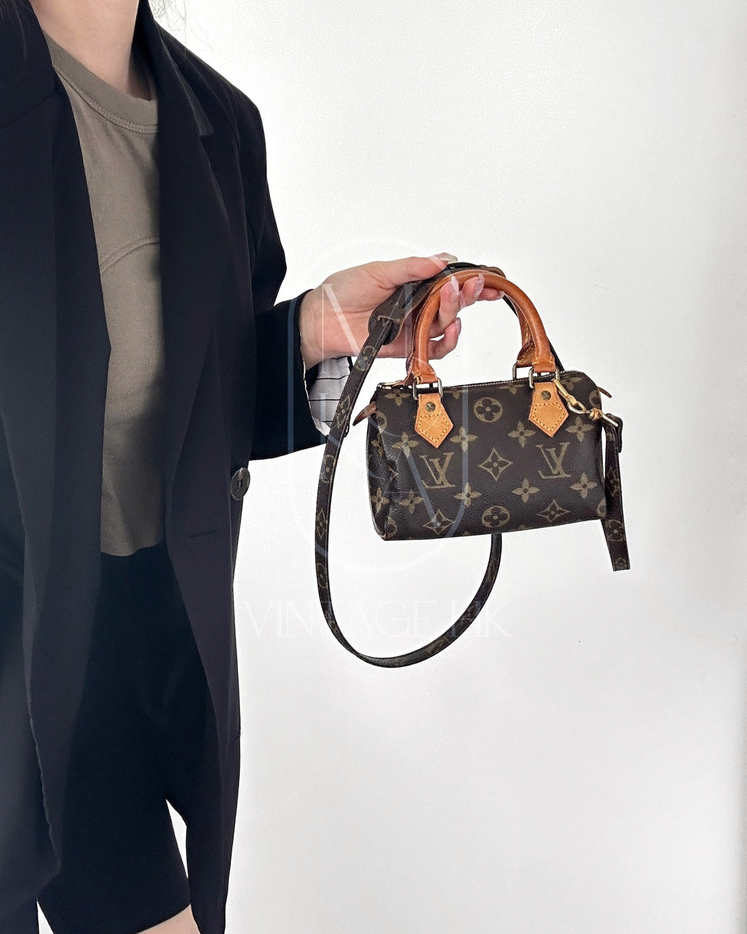 Louis Vuitton speedy mini monogram canvas monogram hand bag