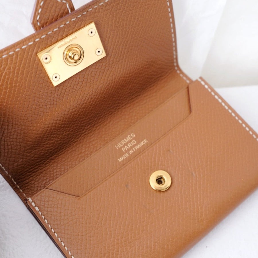 Hermes bearn coin card case