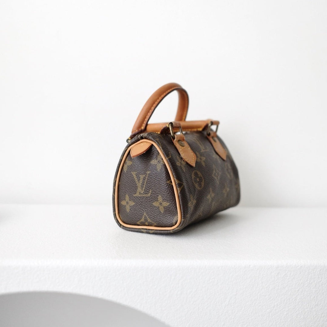 Louis Vuitton speedy mini monogram canvas monogram hand bag