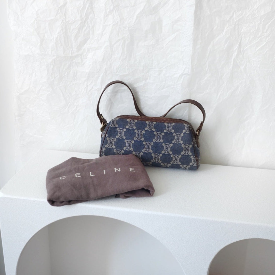 Celine vintage denim bag