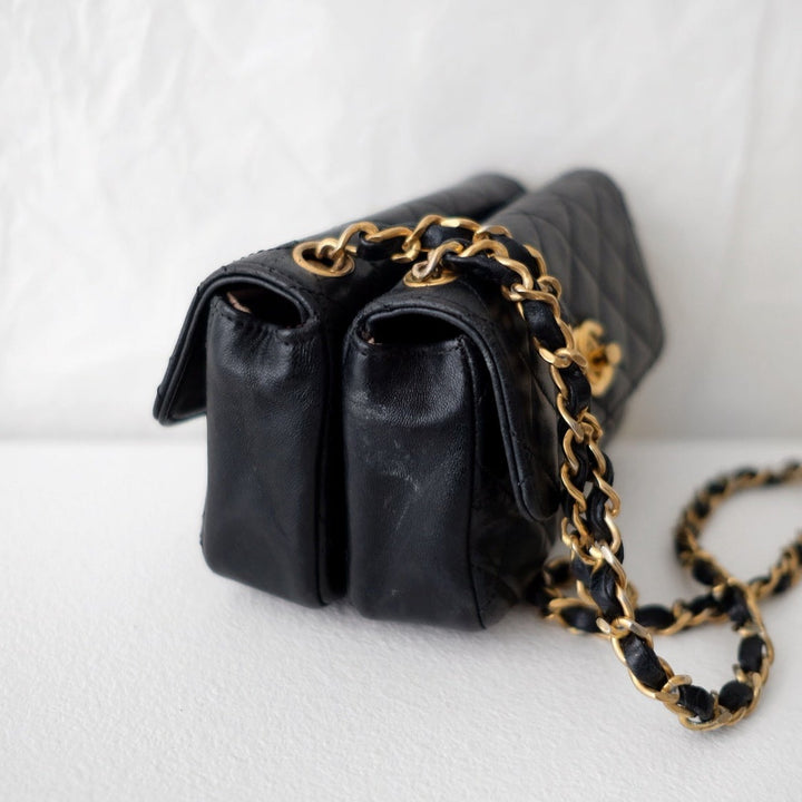 Chanel vintage quilted lambskin mini bags