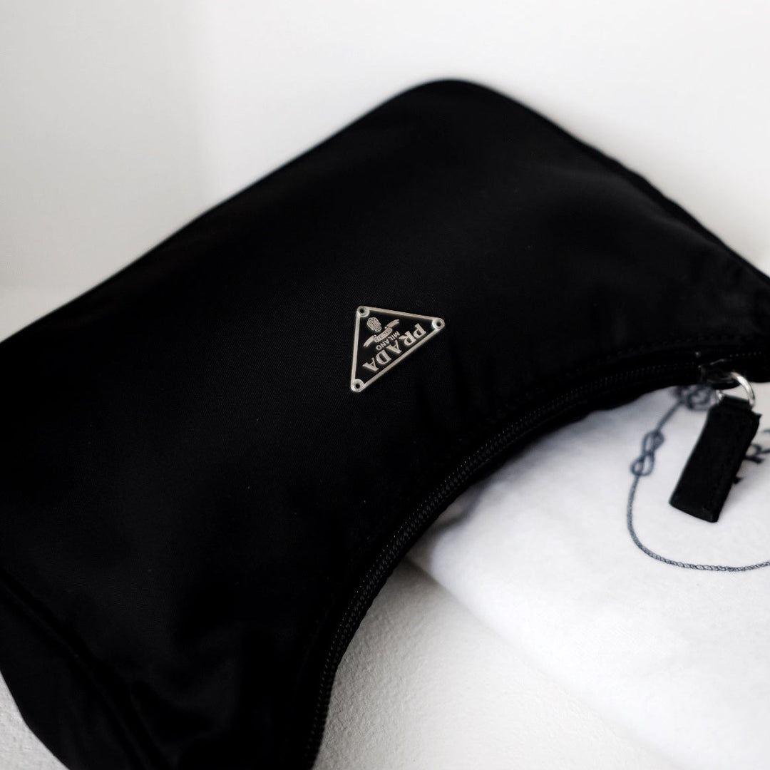 Prada nylon hobo bag