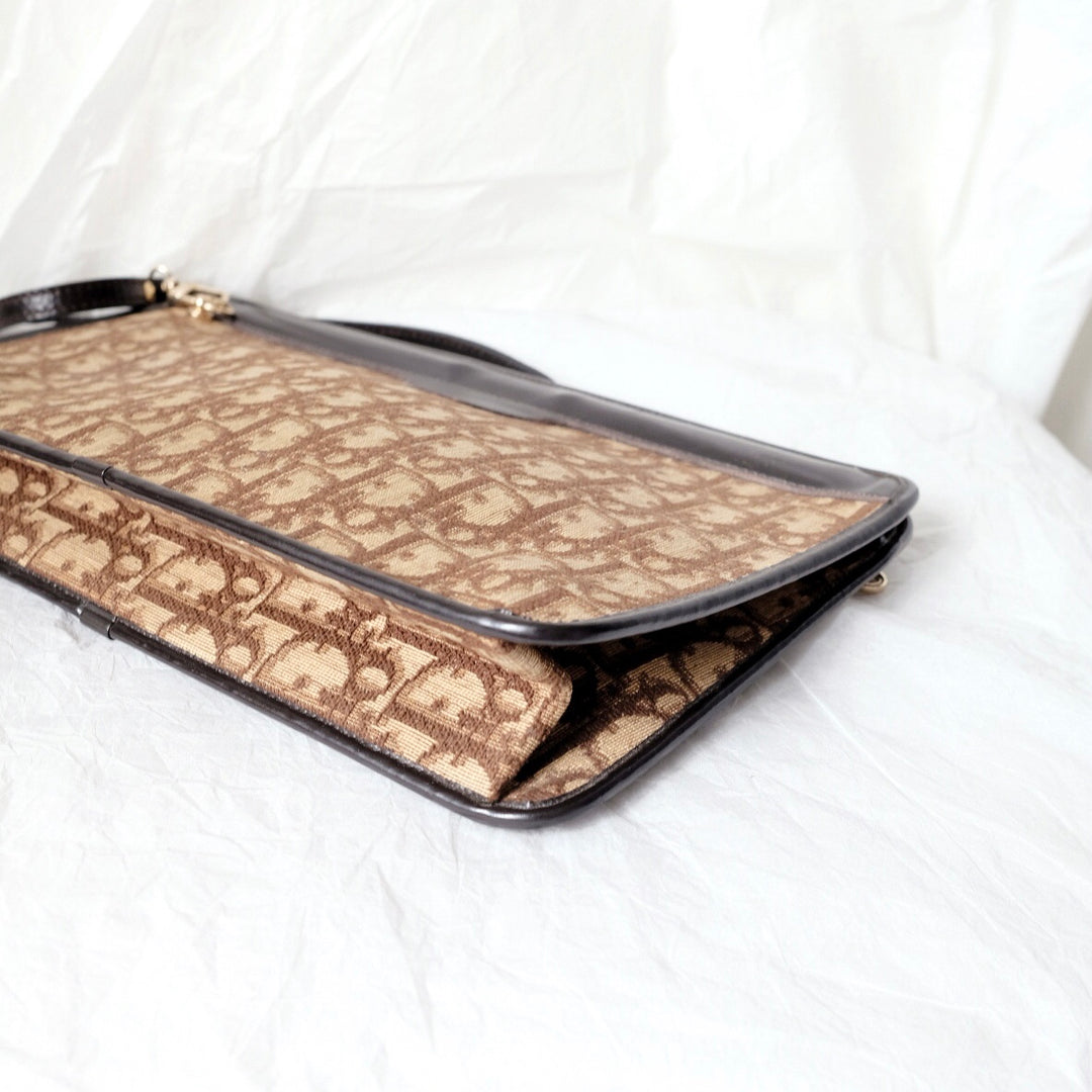 Dior vintage monogram clutch bag