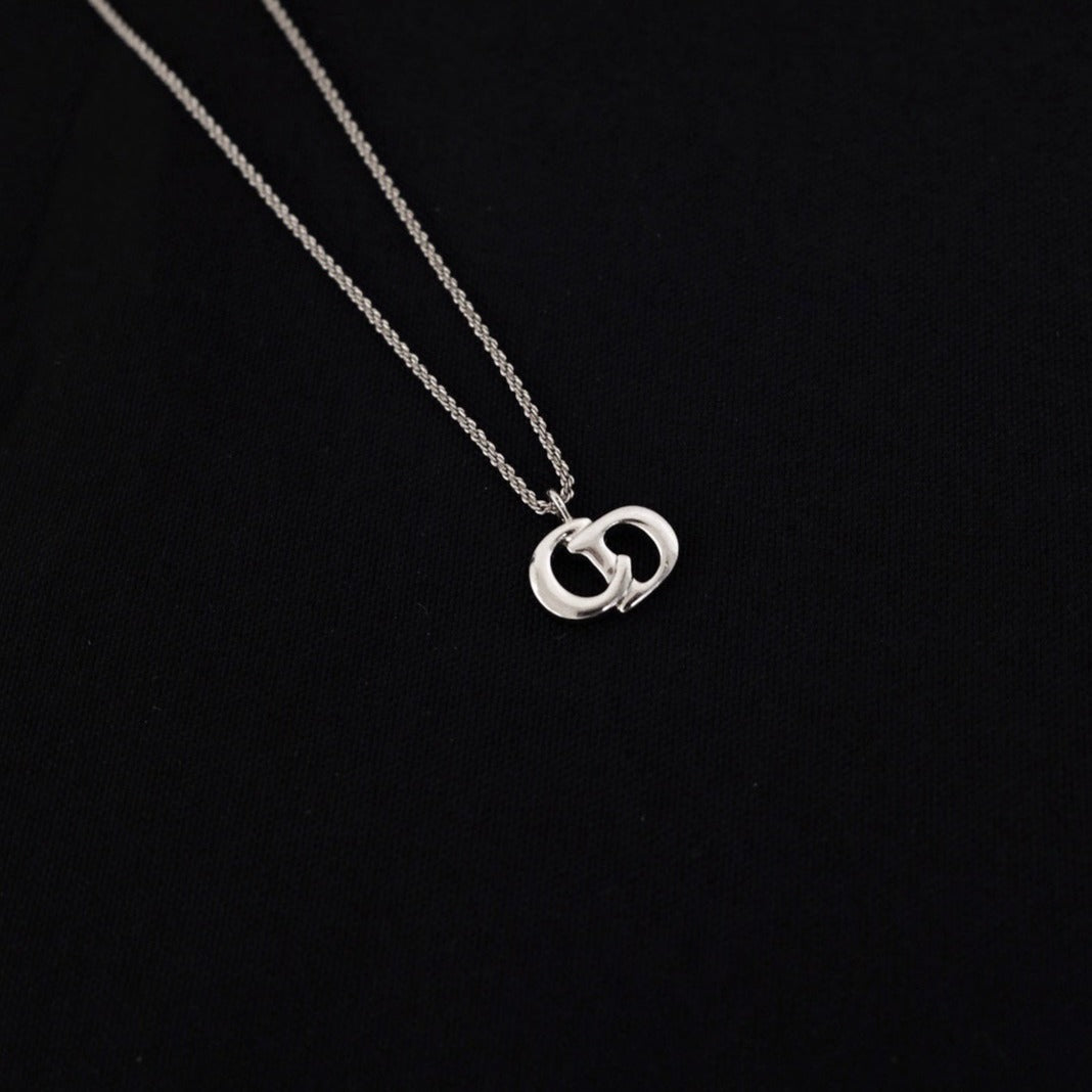 Dior vintage silver necklace