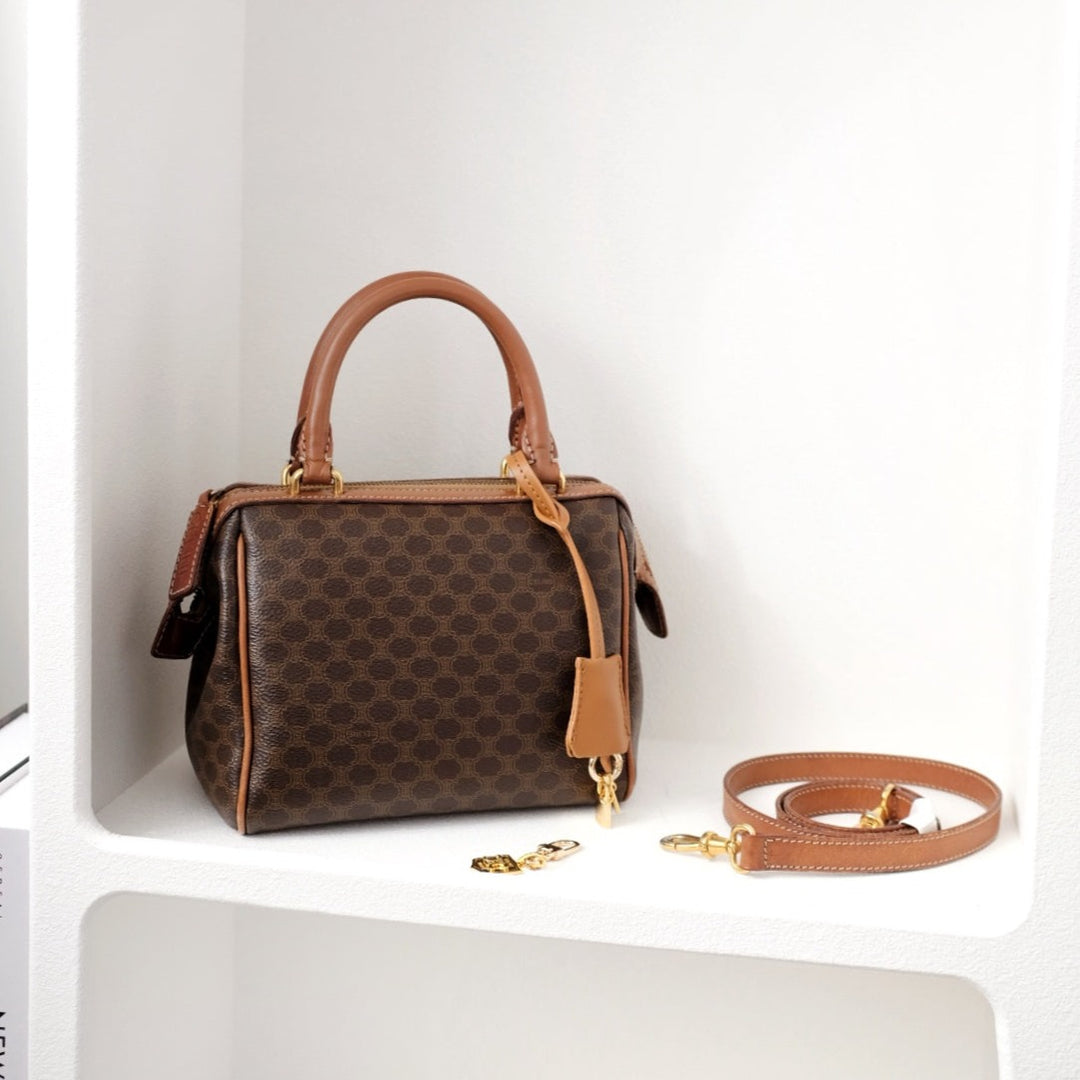 Celine macadam 2way mini boston bag
