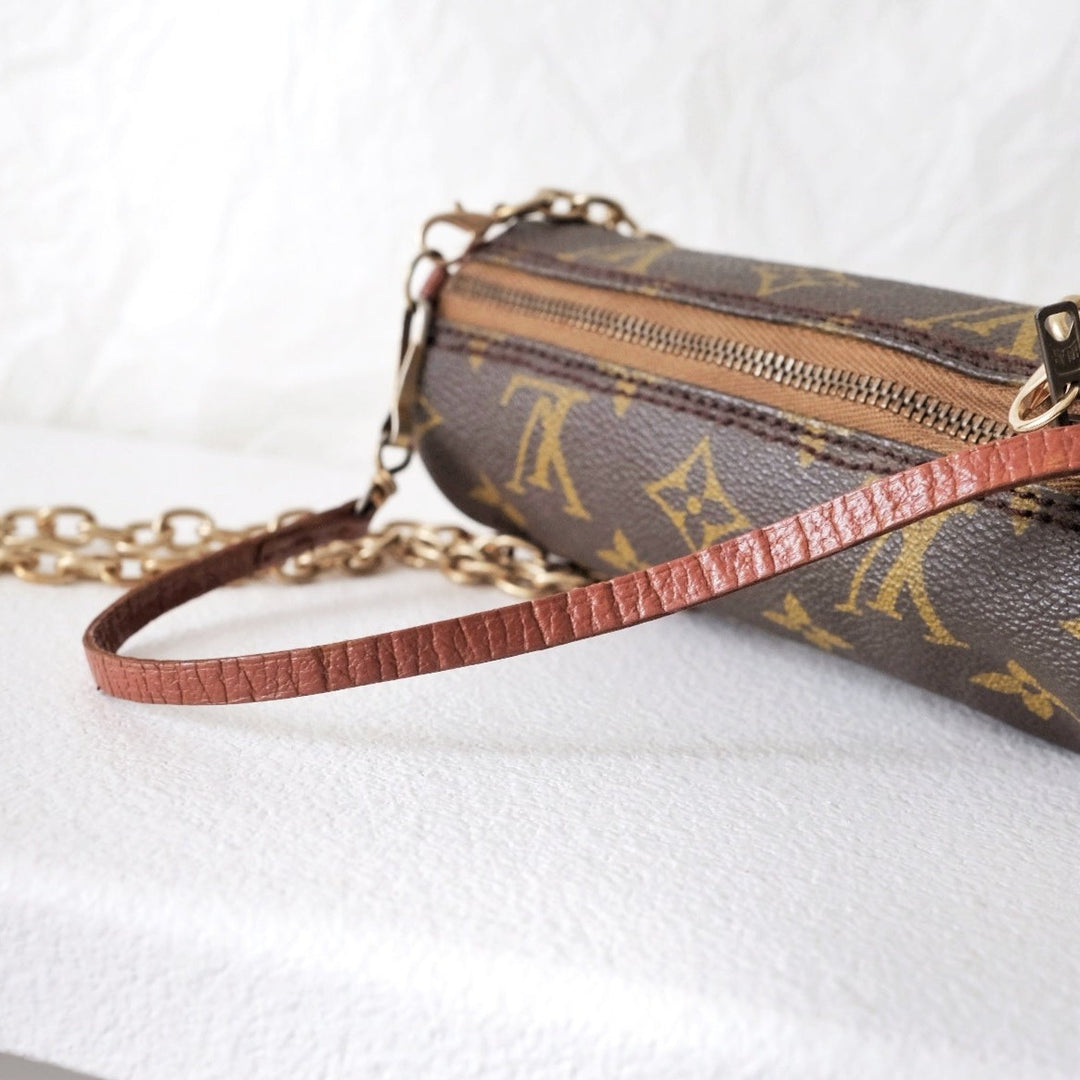 Lv mini papillon leather handbag