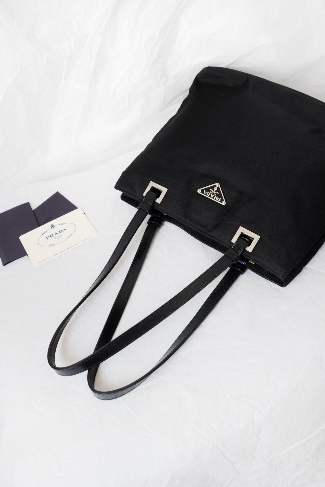 Prada vintage nylon tote bag