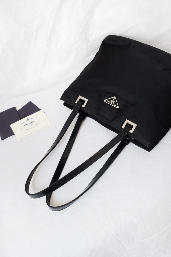 Prada vintage nylon tote bag