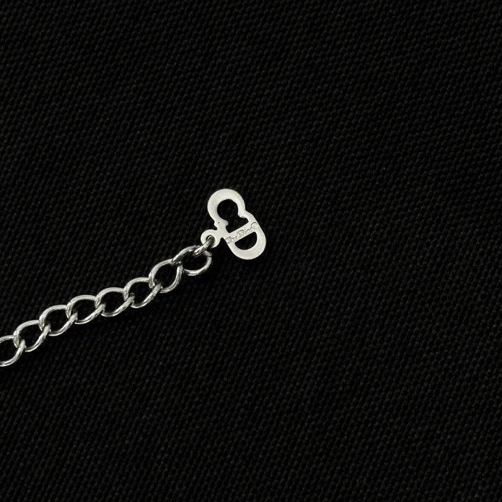 Dior vintage silver necklace