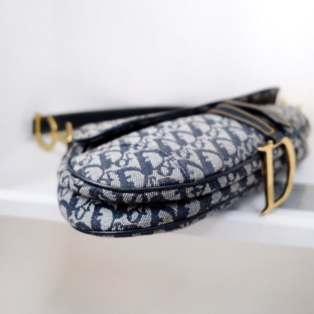 Dior vintagre trotter saddle bag