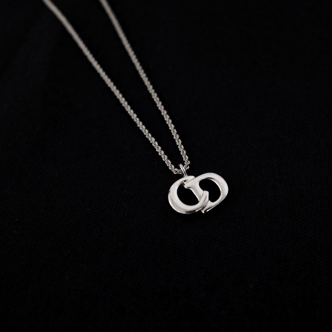 Dior vintage silver necklace