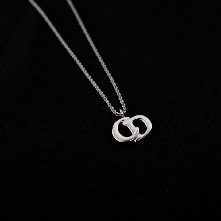 Dior vintage silver necklace