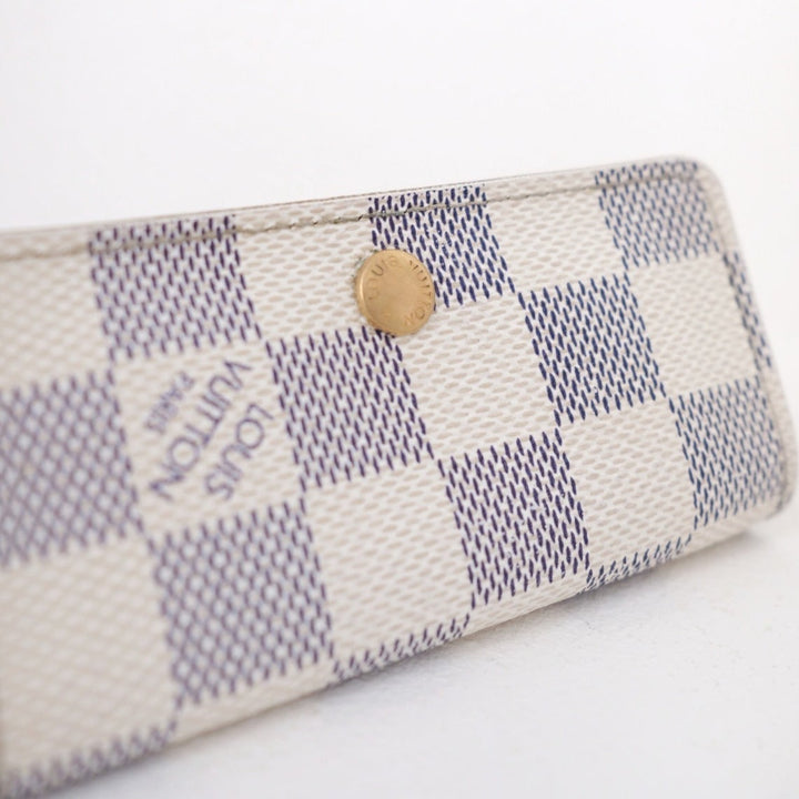 Louis Vuitton damier azur multicles 4-key case