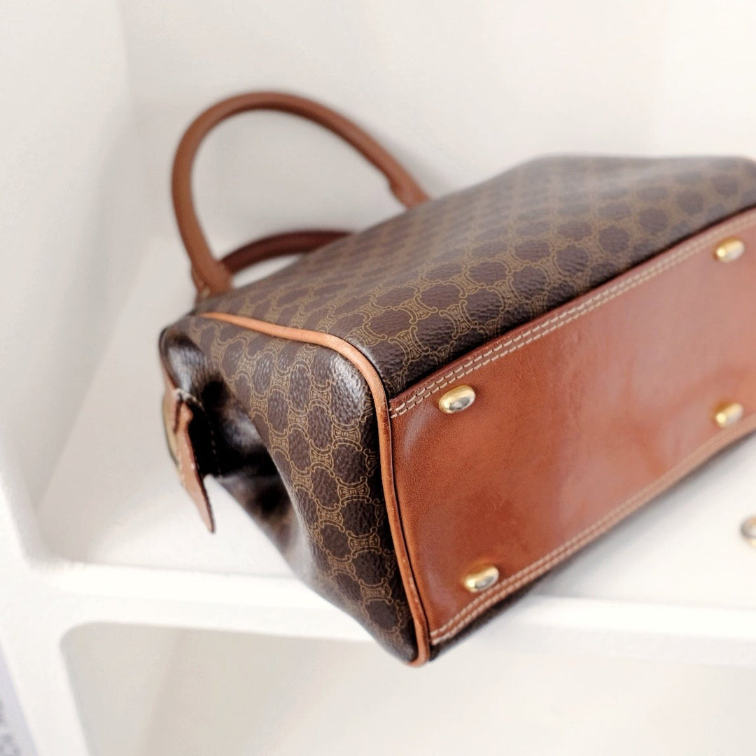 Celine macadam 2way mini boston bag