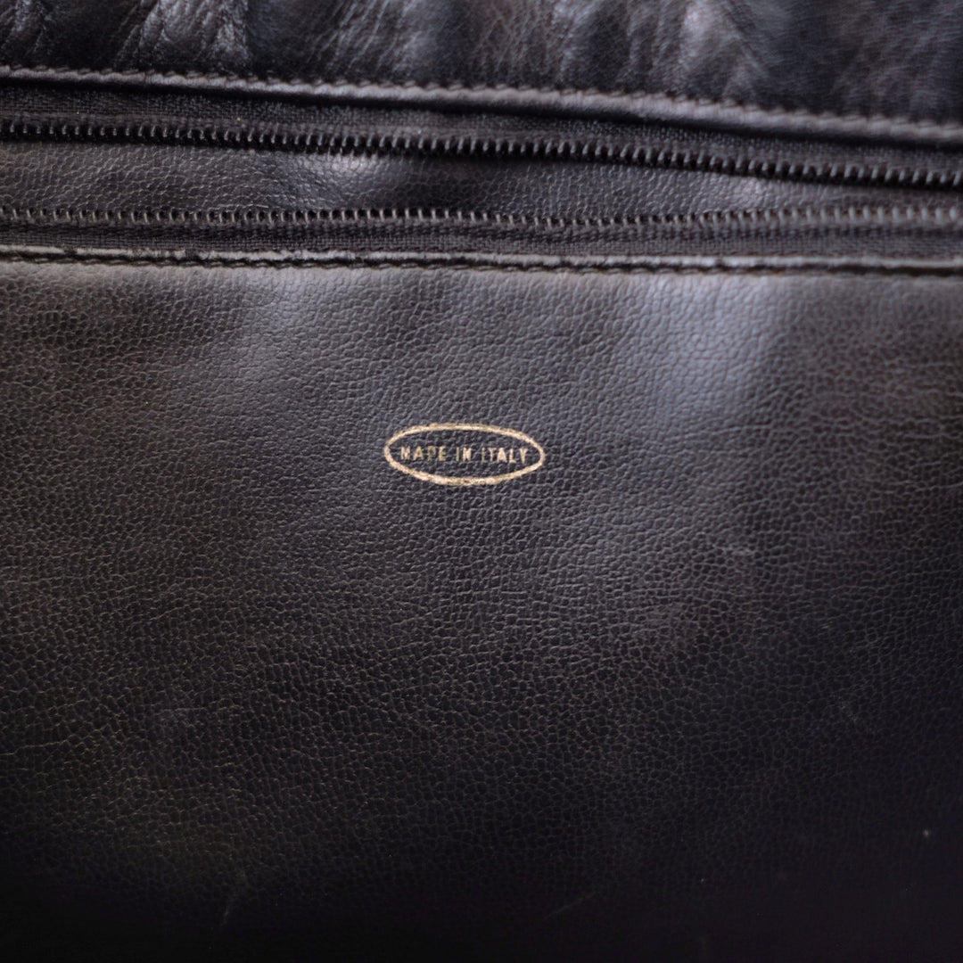 Chanel matelasse quilted black vintage shoulder tote