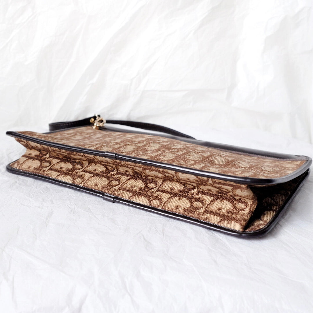 Dior vintage monogram clutch bag